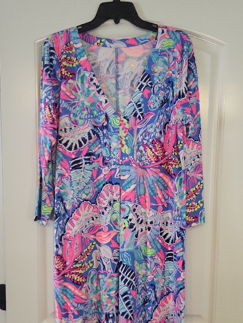 Lilly Pulitzer Multicolor Floral Sheath Dress - Pink, Blue, Green